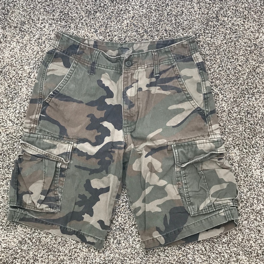 Camo Cargo Shorts